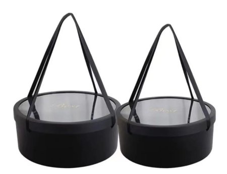 A30-2 صندوق مدور غطا شفاف قطعتين